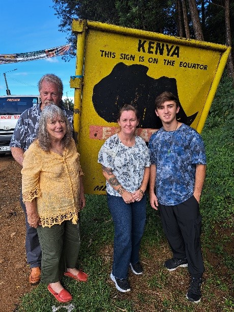 Mike, Pat and guests in Kenya