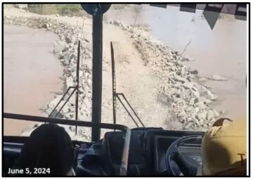 flooded road in kenya